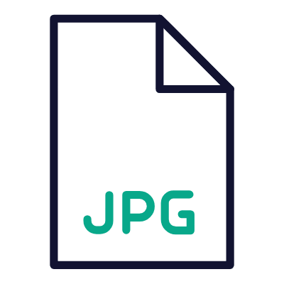 File JPG, Animated Icon, Outline