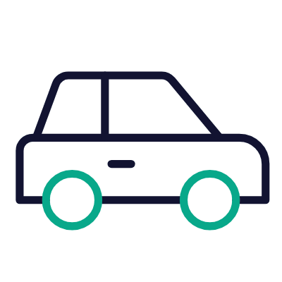 Car, Animated Icon, Outline