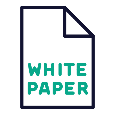 File White Paper, Animated Icon, Outline