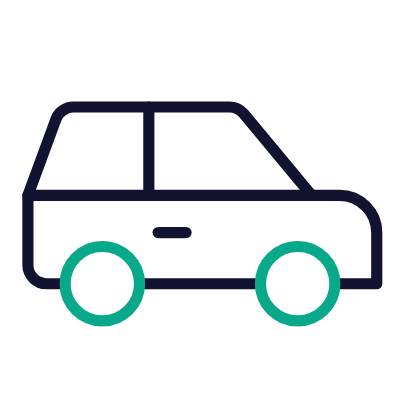 Hatchback, Animated Icon, Outline