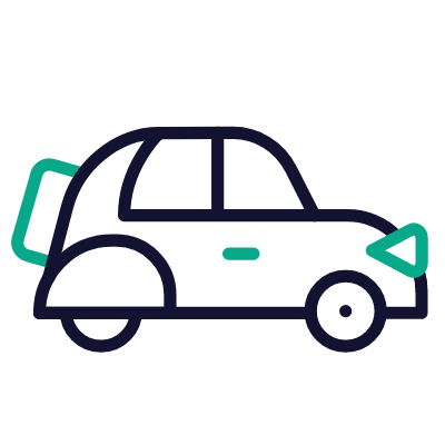 Car, Animated Icon, Outline