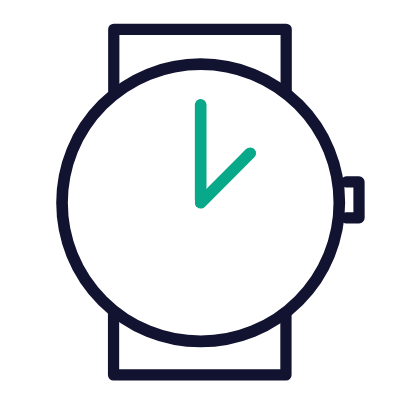 Watch, Animated Icon, Outline