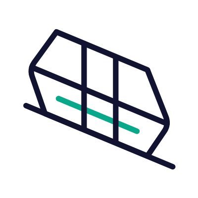Funicular, Animated Icon, Outline