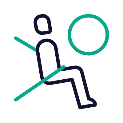 Airbag, Animated Icon, Outline