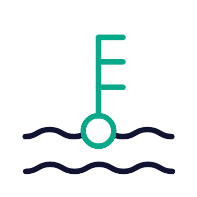 Engine Coolant, Animated Icon, Outline