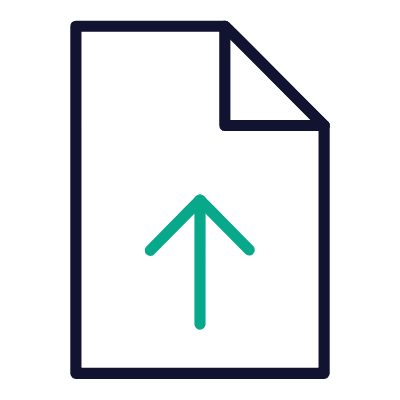 File Upload, Animated Icon, Outline