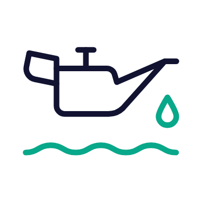 Engine Oil, Animated Icon, Outline