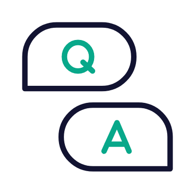 Chats FAQ, Animated Icon, Outline