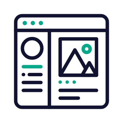Social Media, Animated Icon, Outline