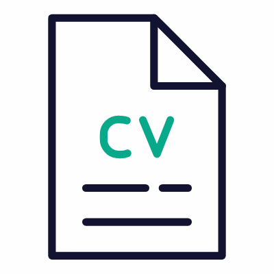 File CV, Animated Icon, Outline