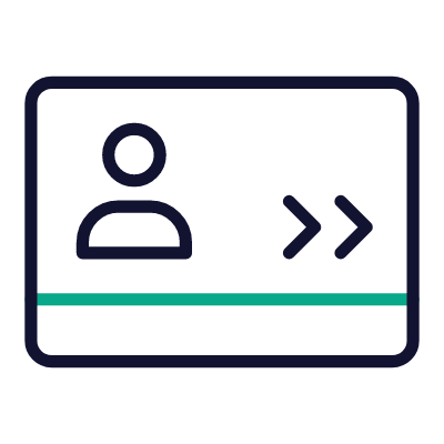 Smart Card, Animated Icon, Outline